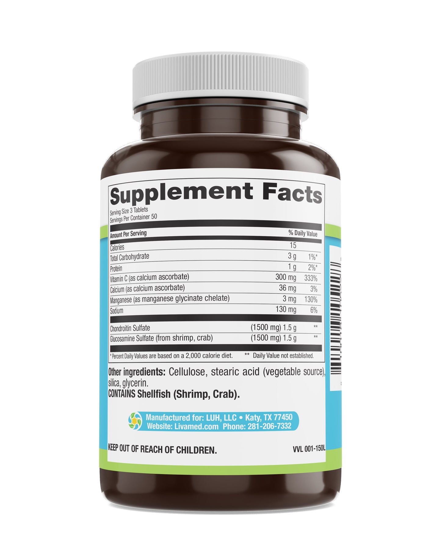 Glucosamine Chondroitin Complete® Tabs 150 Count
