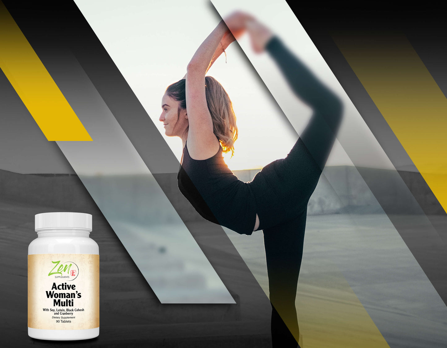 Active Woman’s Multi-Vitamin 90-Tabs - Women's Multivitamin & Multimineral with Botanicals & Herbs - Supports Immune Health & Sexual Wellness