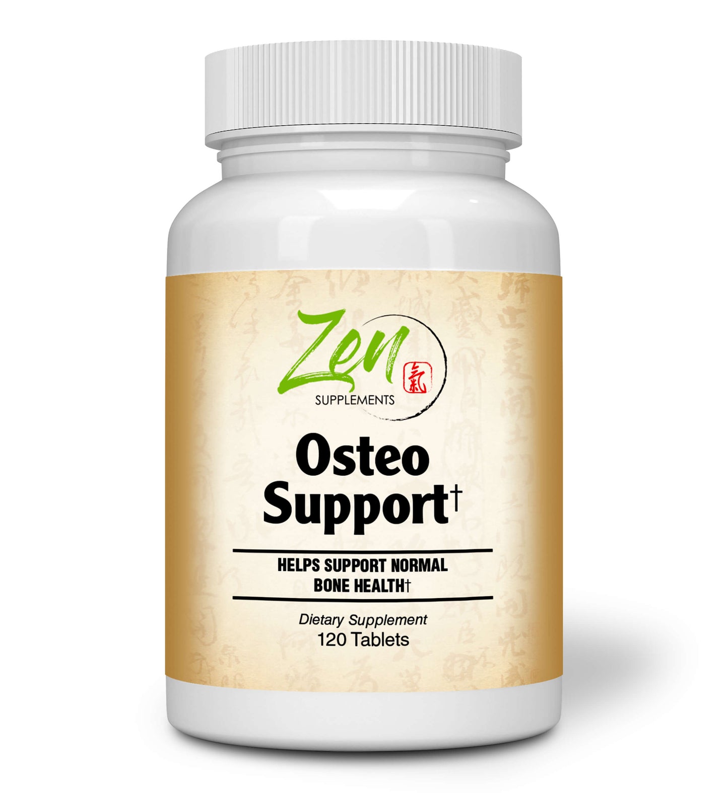Osteo Support with Calcium 1200 mg, Ostivone™ 200 mg, Soy Isoflavones 250 mg, plus Minerals and Herbs 120-Tabs
