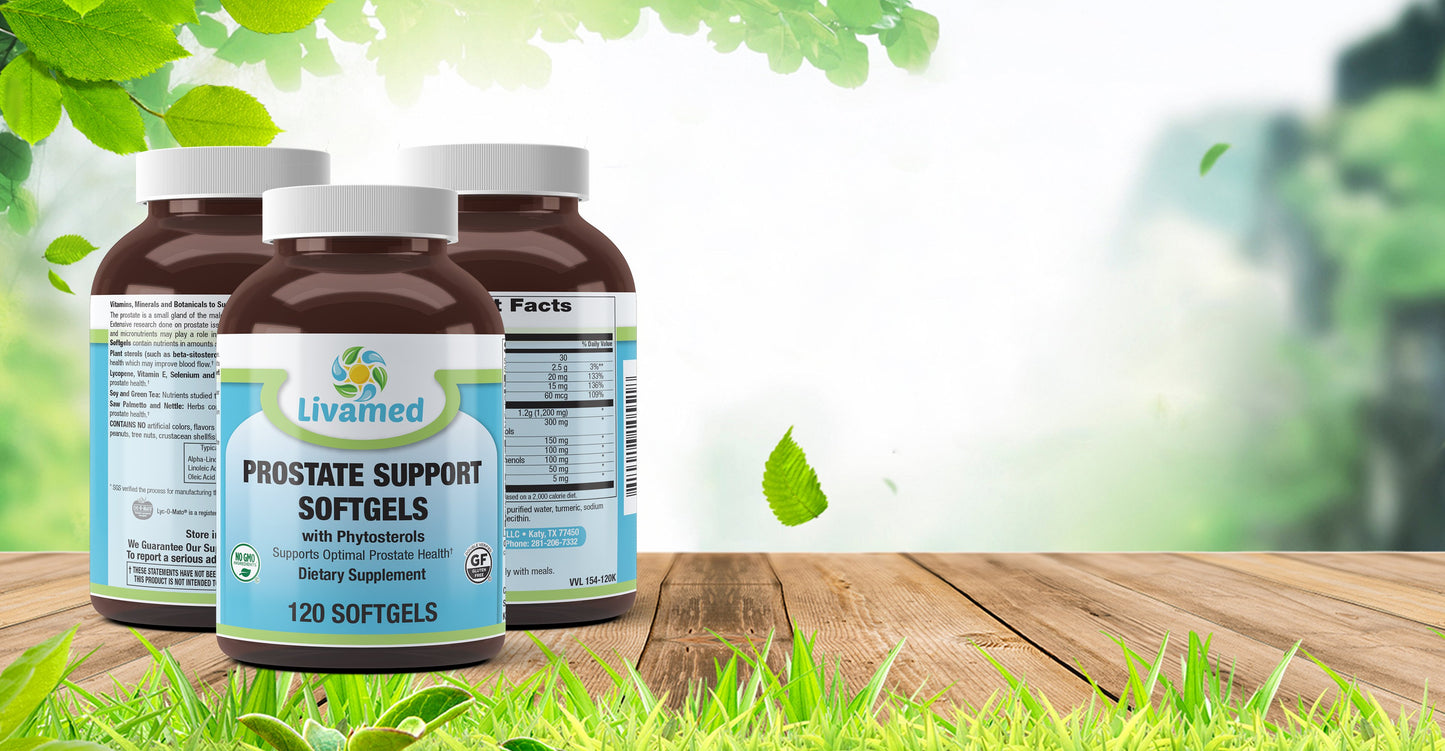 Prostate Support Softgels with Phytosterols 120 Count