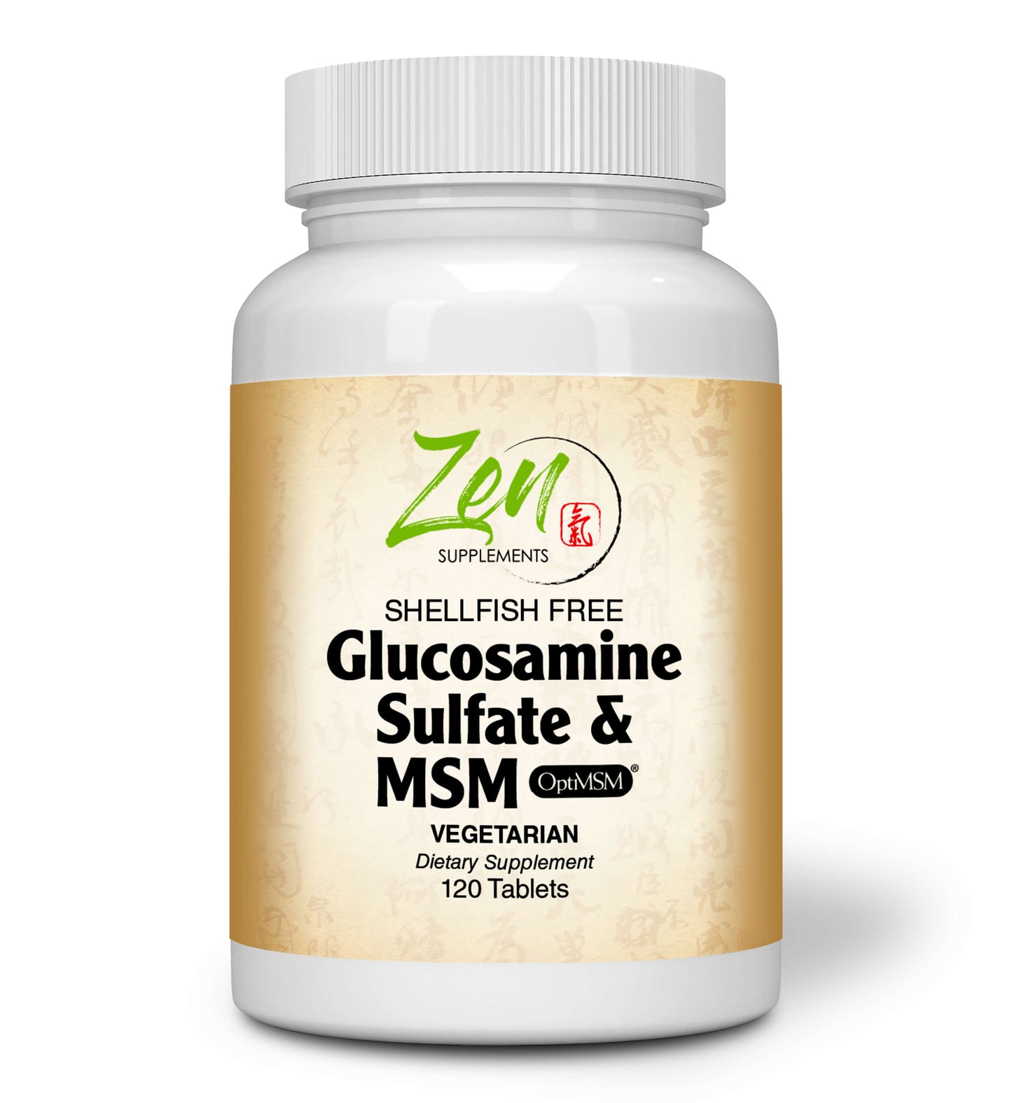 Glucosamine & MSM 500 Mg (Each) - Supports Healthy Joint Structure, Mobility Function & Comfort (Shellfish Free) 120-Tabs
