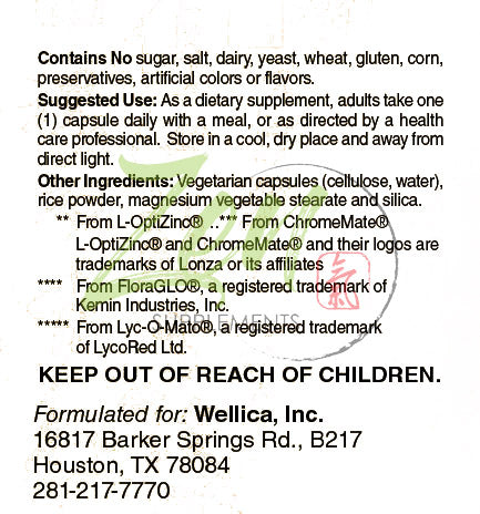 One Daily Multi-Vitamin Caps (Iron Free) 60-Vegcaps - Hi-potency multivitamin with Lutein, Lycopene and CoQ10 that Support Macular and Visual Function.