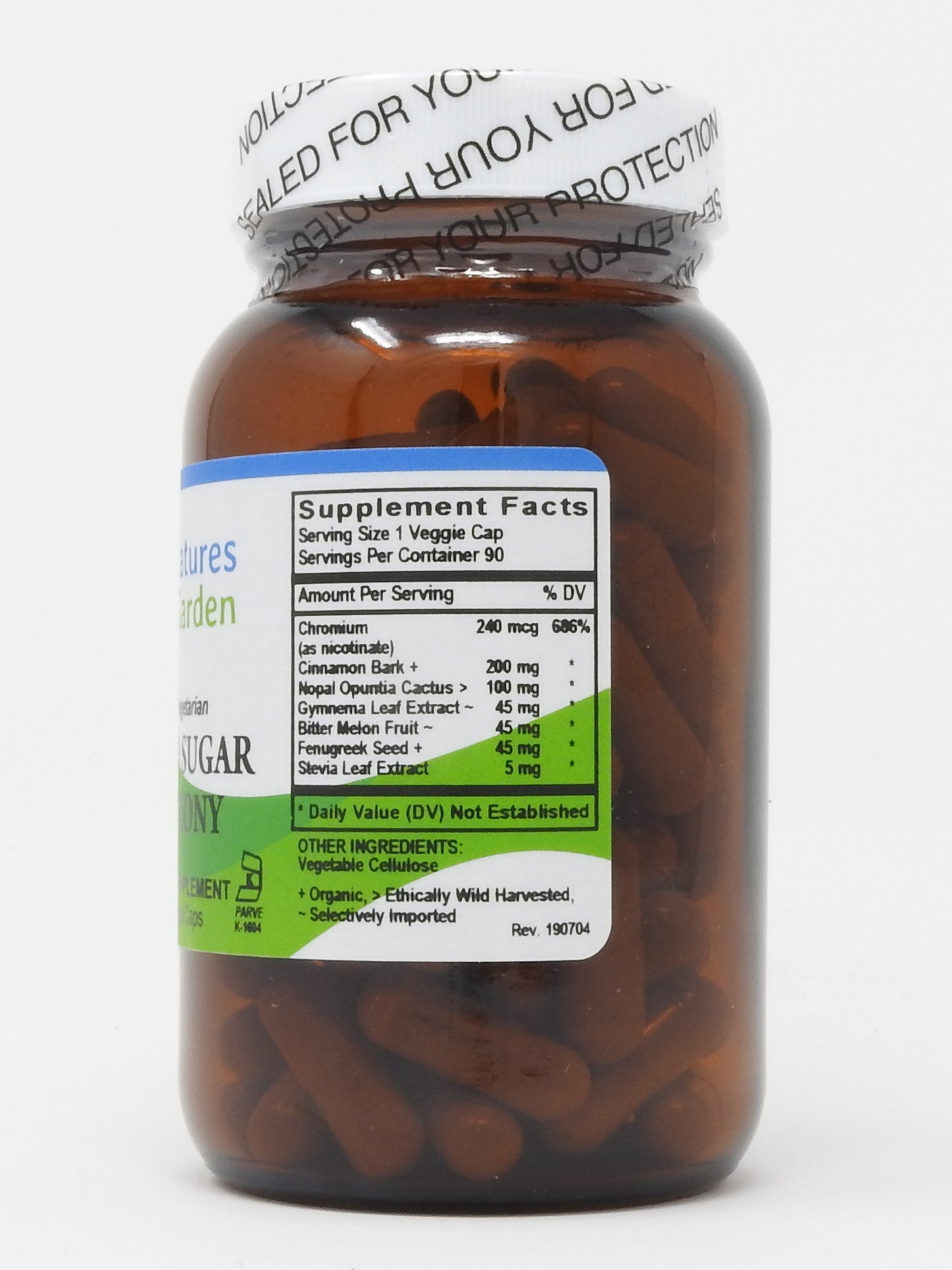 Nature's Garden - Blood Sugar Harmony - 90 Veggie Caps