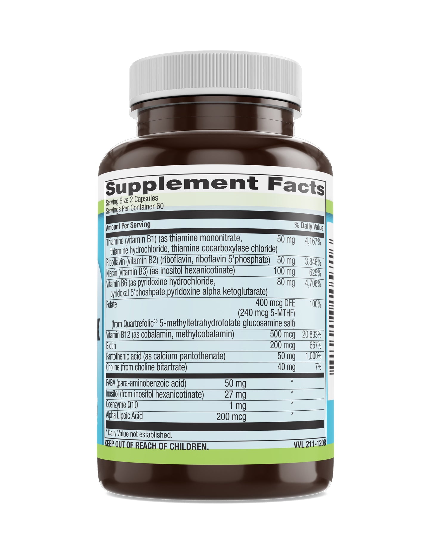 Coenzyme Methyl B-Complex 120 Count