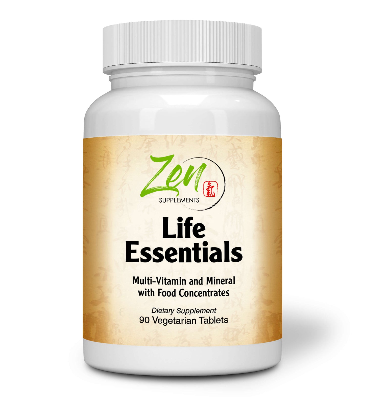 Life Essentials Multi-Vitamin from whole foods - Real Raw Veggies, Fruits, Superfoods, Probiotics, Digestive Enzymes, & Herbs 90-Tabs