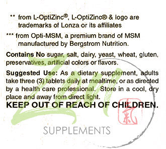 Hair, Skin & Nails Formula contains Biotin, Zinc, MSM, Antioxidant Vitamins C and E, Selenium, Silicon all support for Healthy Hair, Clear Skin and Strong Nails 180-Tabs
