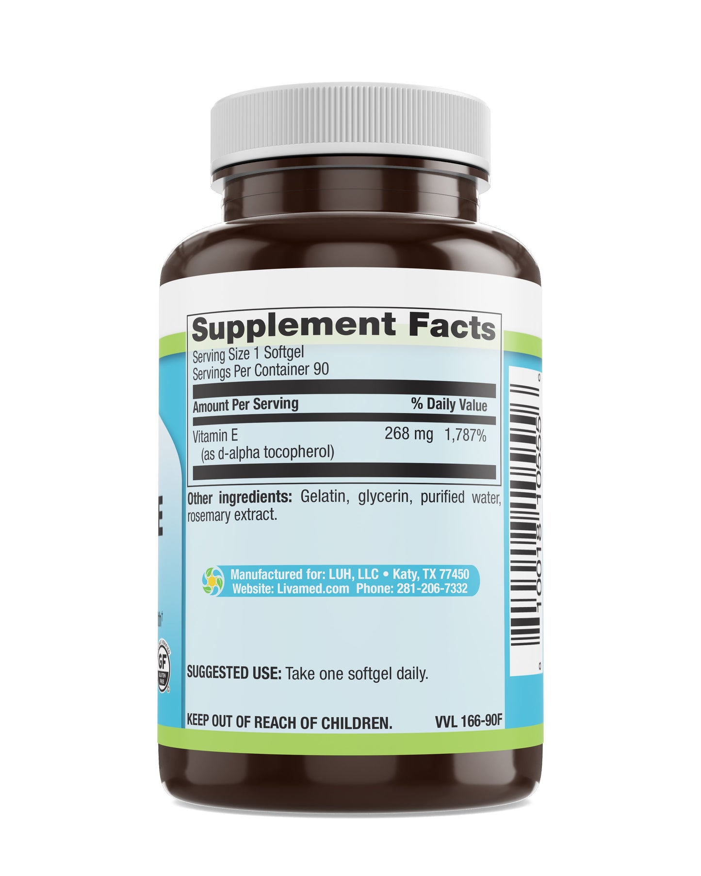 Non-GMO Sunflower E 400 IU Softgels 90 Count