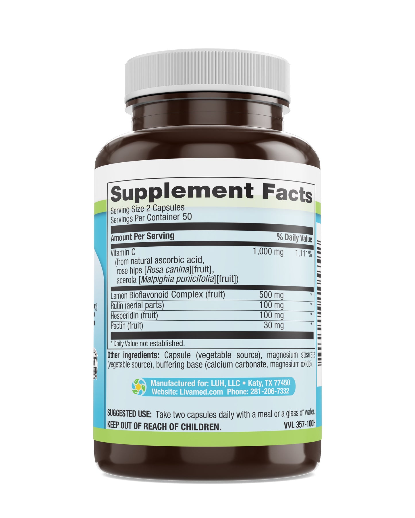 Bio C Complete® with Bioflavonoids Buffered Caps 100 Count