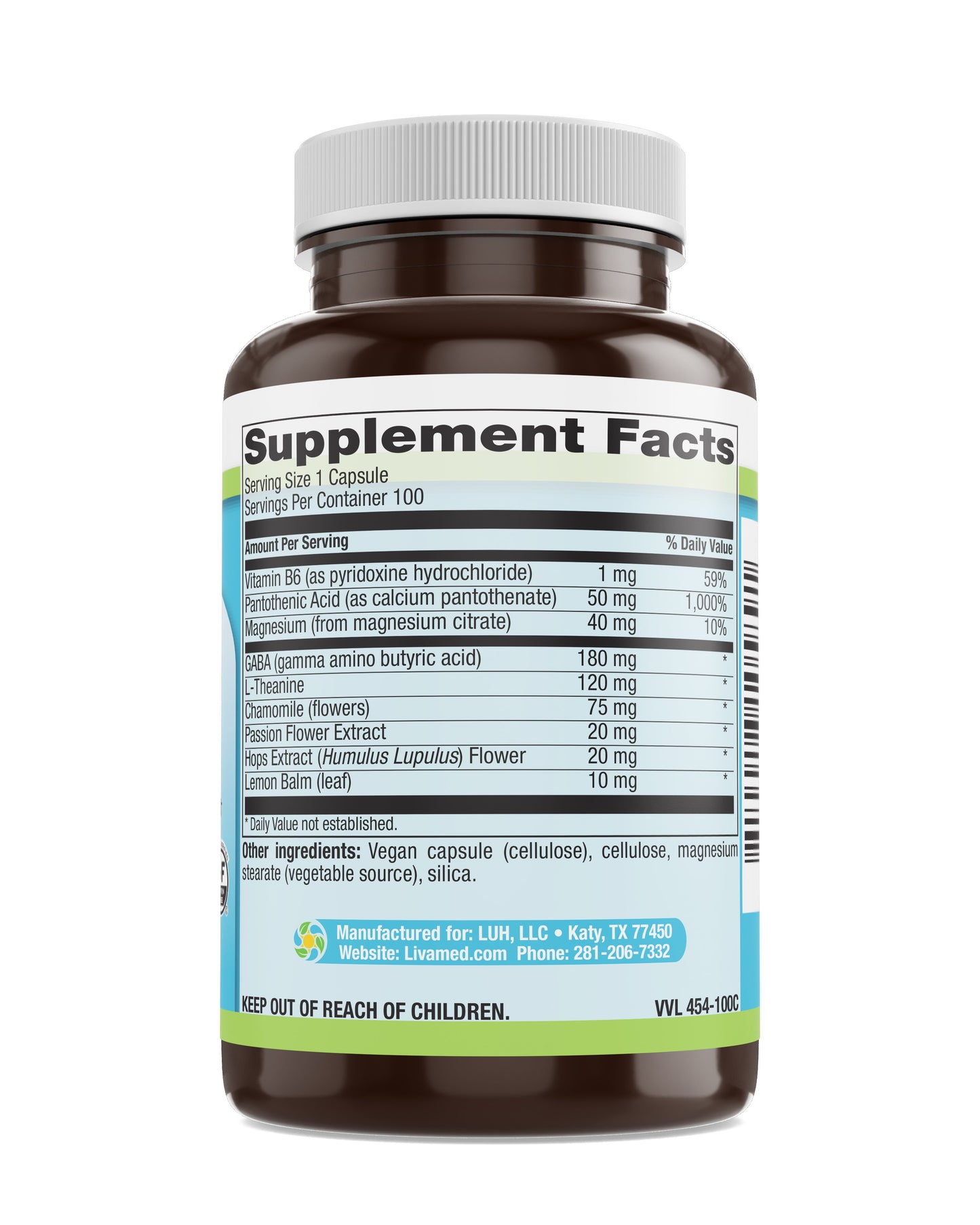 Ultimate Sleep Formula Veg Caps 100 Count