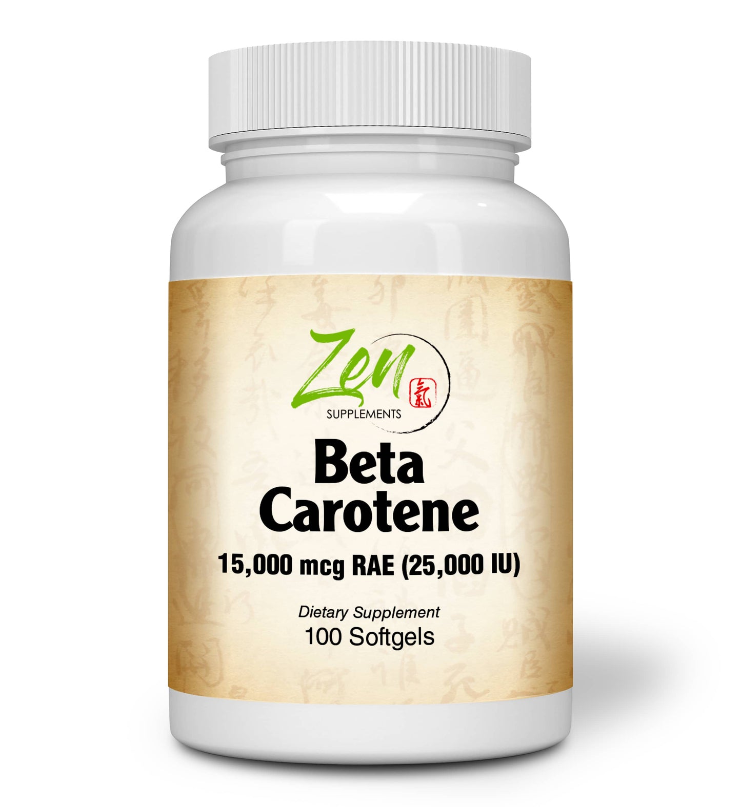 Beta-Carotene 25000IU Supports Healthy Vision & Immune System and Healthy Growth 100-Softgel