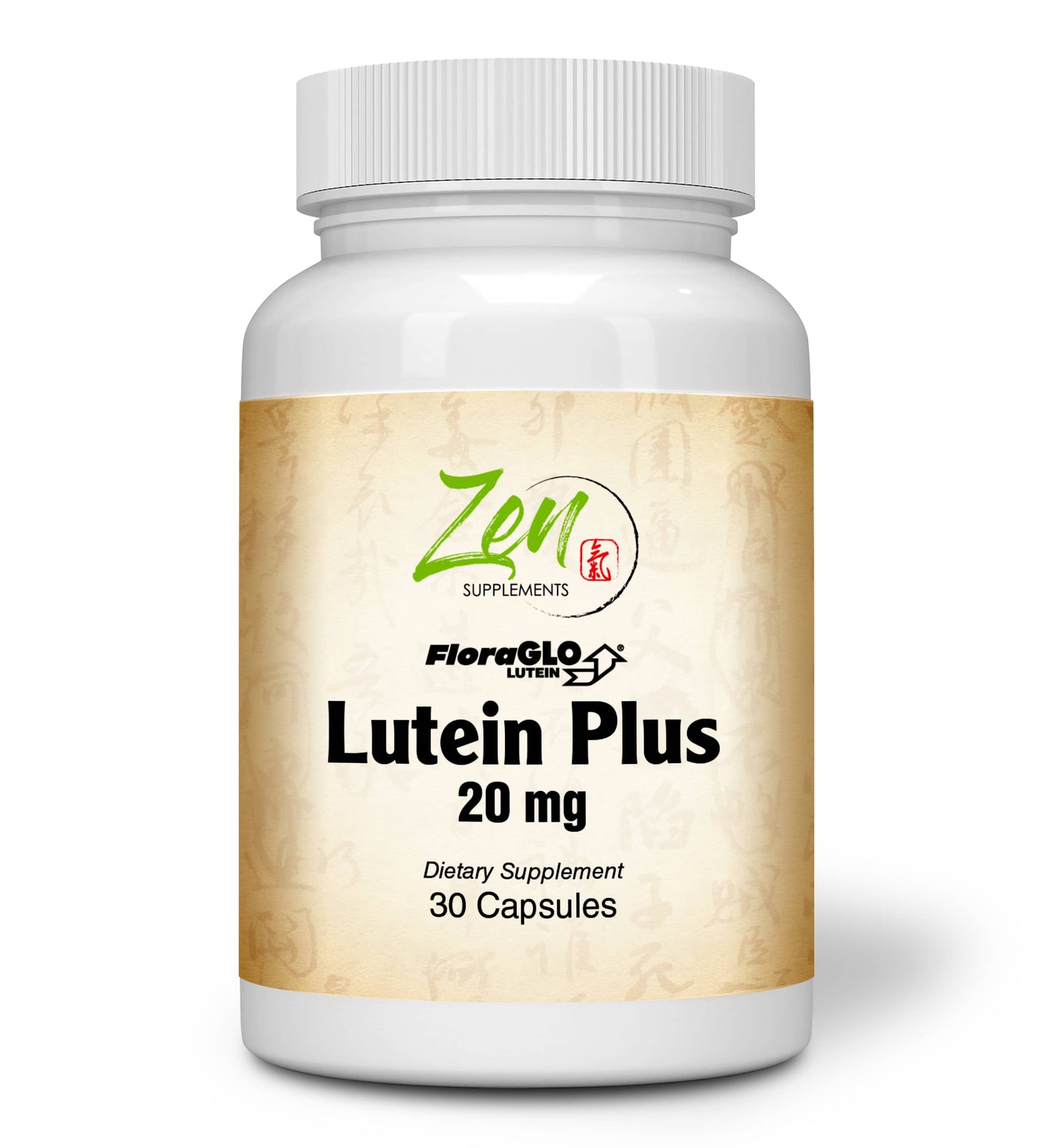 Lutein Plus 20 Mg W/ Bilberry CFlora-GLO® Bilberry and Zeaxanthin - Supports Eye Health & Visual Acuity 30-Caps