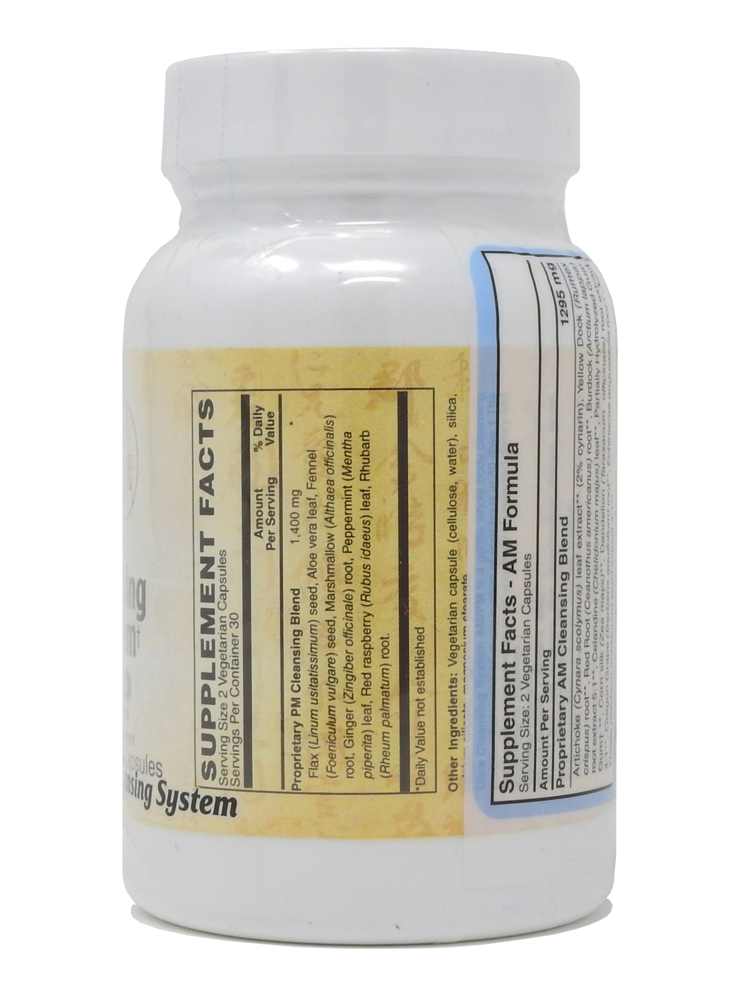 Ultra Cleansing System AM/PM Kit - 100% Natural Herbal Blends Support for Maximum Whole Body Organs & Systems Detox Cleanse - Works Safely & Gently both Day & Night Over 30 Days - Vegetarian Formula 30 Day Kit