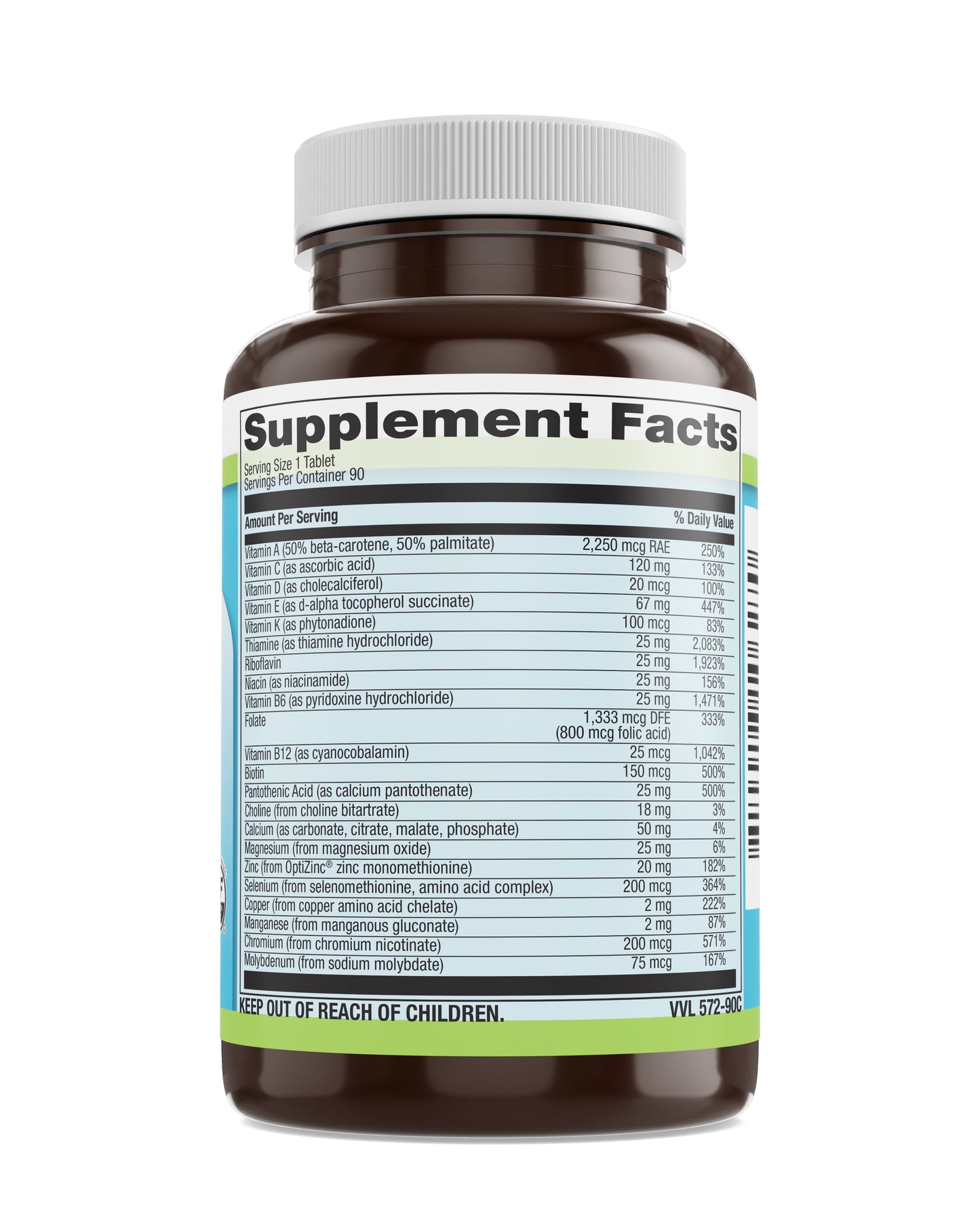 Men's Once Daily Veg Tabs 90 Count