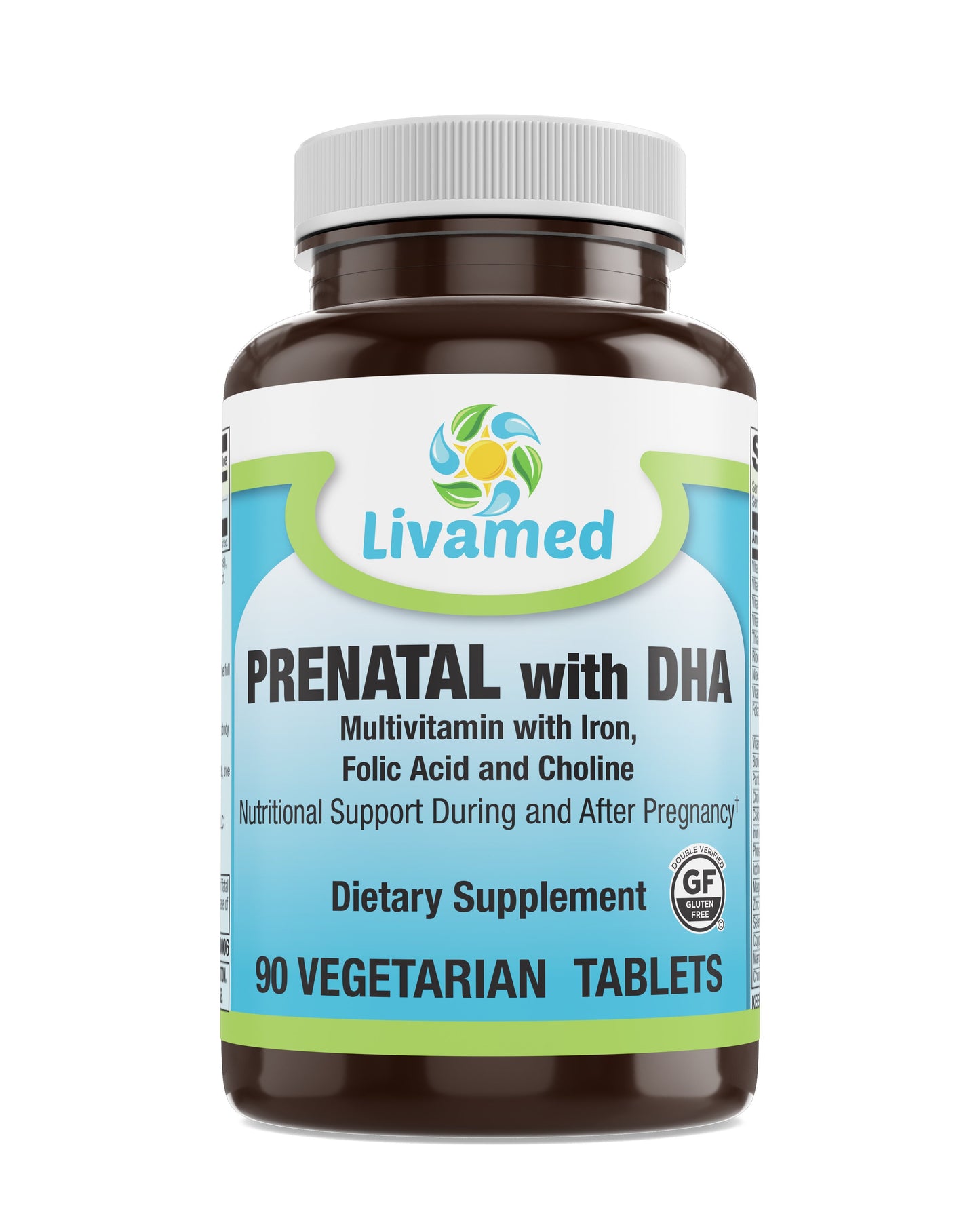 Prenatal with DHA Veg Tabs 90 Count