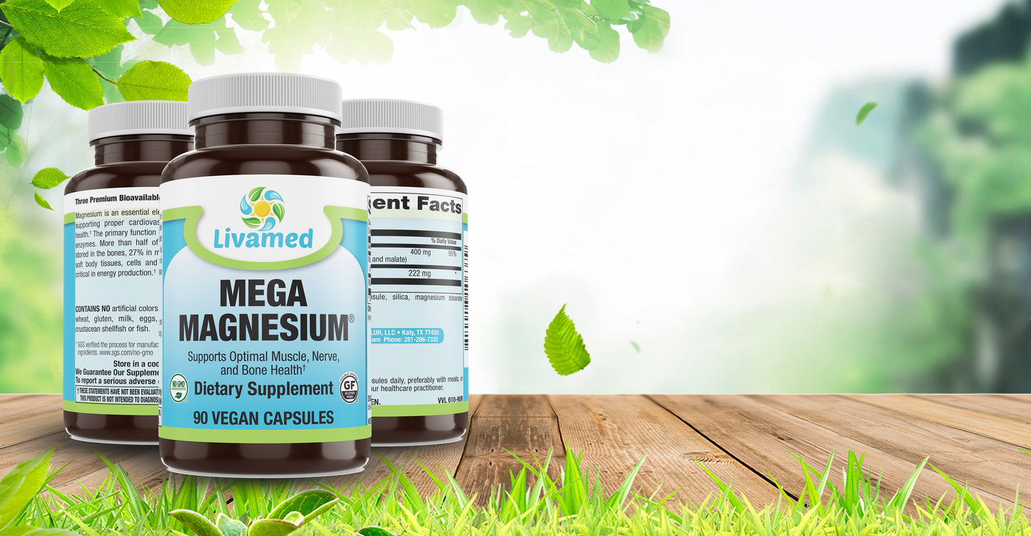 Mega Magnesium® Veg Caps 90 Count