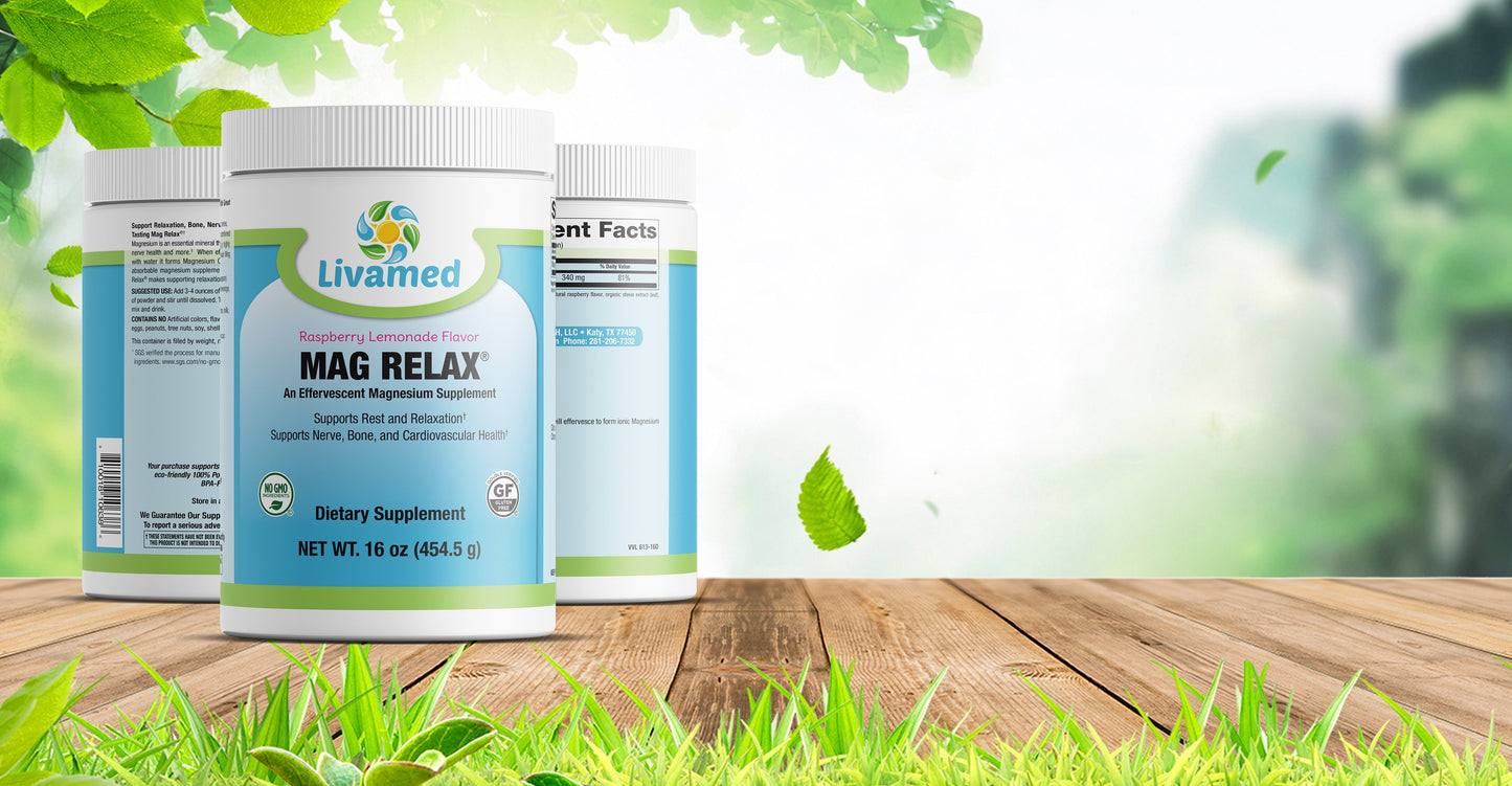 Mag Relax®- Raspberry Lemonade Flavor 16 Serving Count