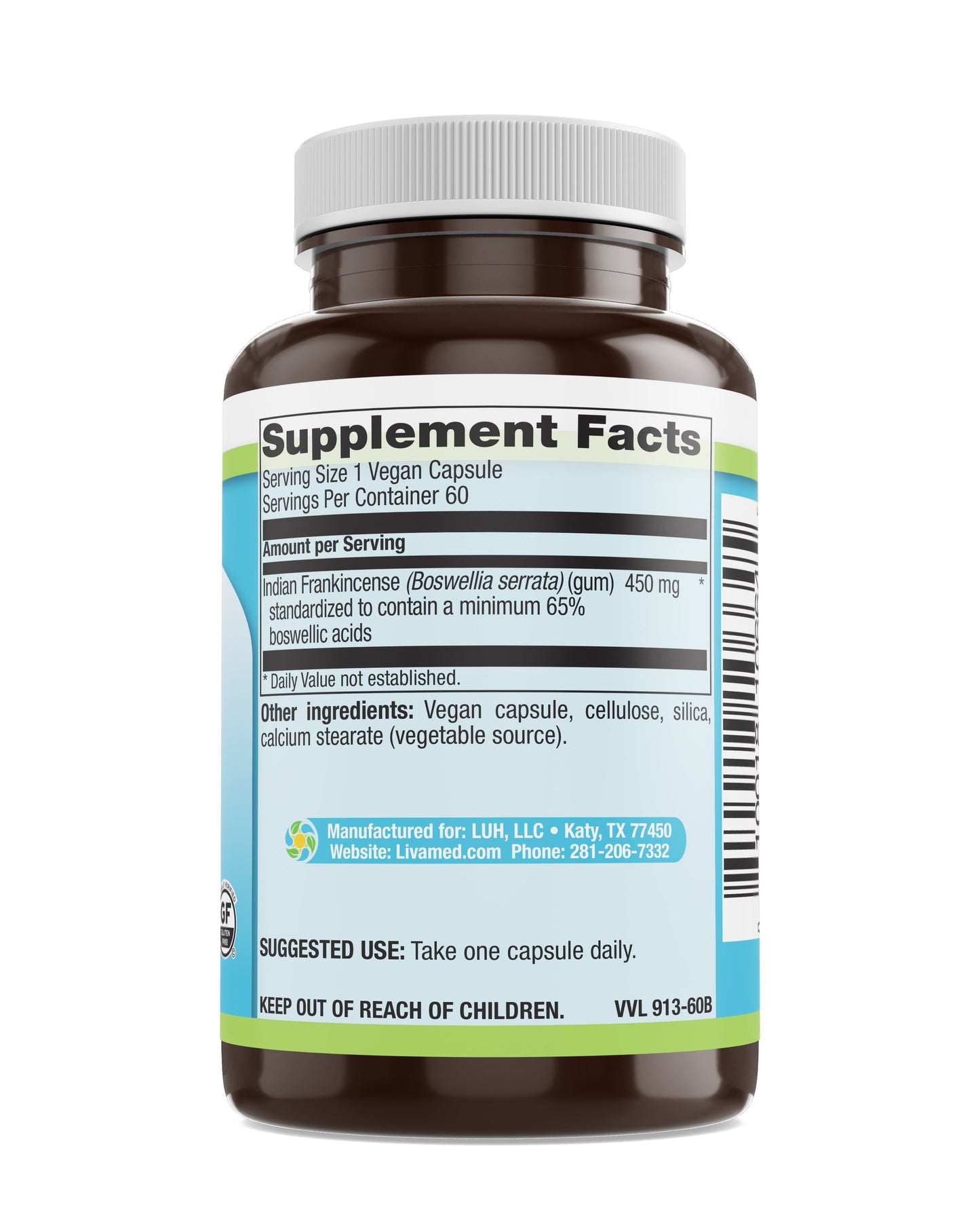 Boswellia 450mg 60 Count