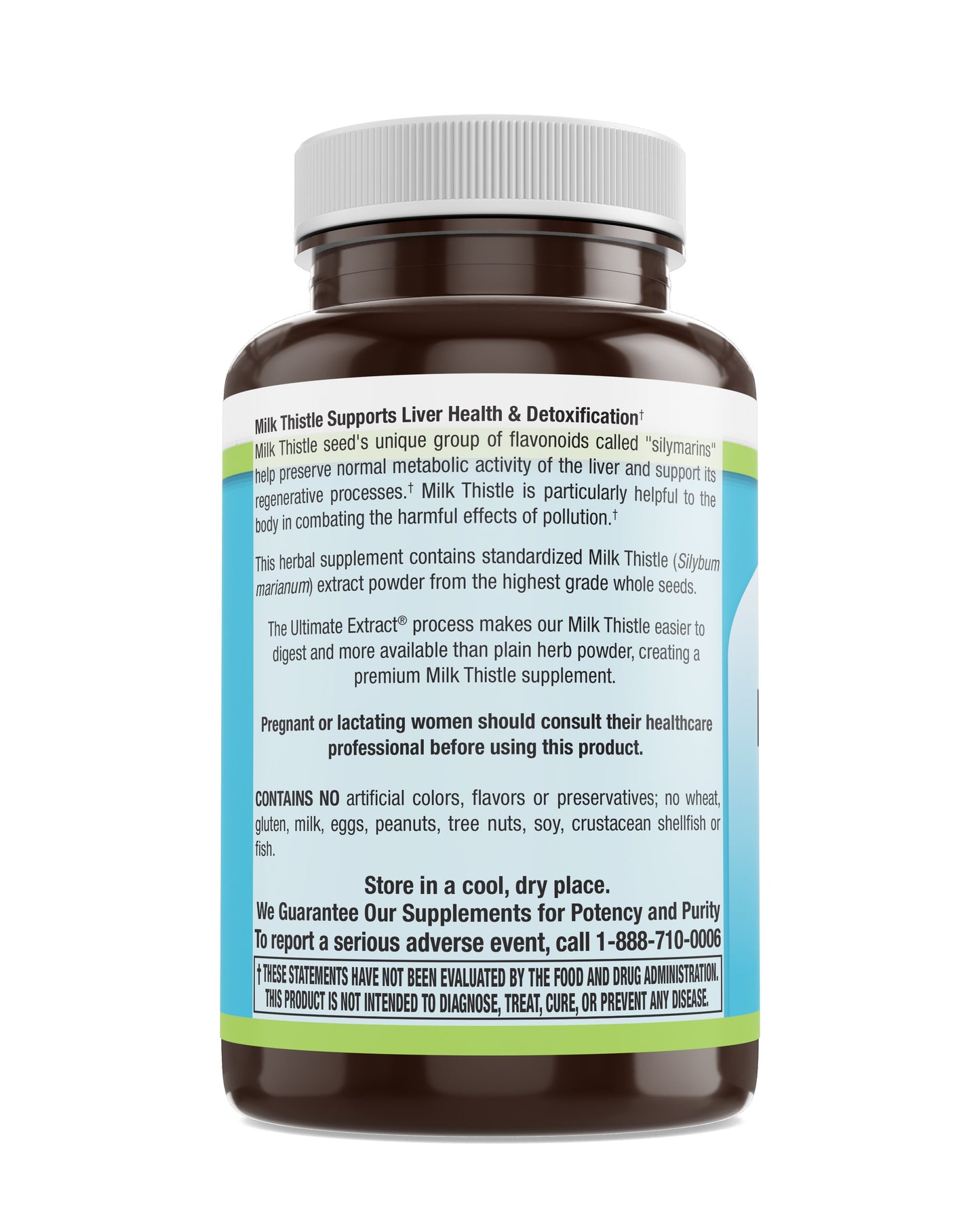 Milk Thistle 175 mg Veg Caps 100 Count