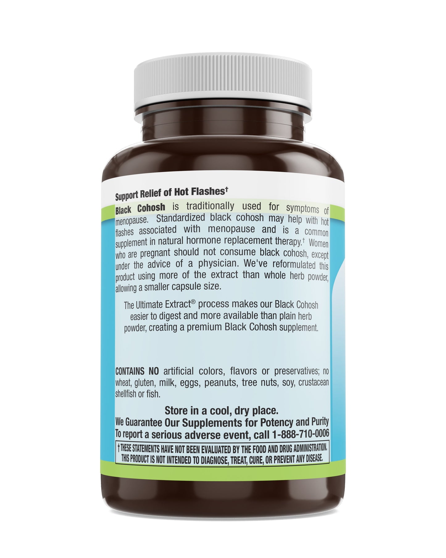 Black Cohosh Veg Caps 100 Count
