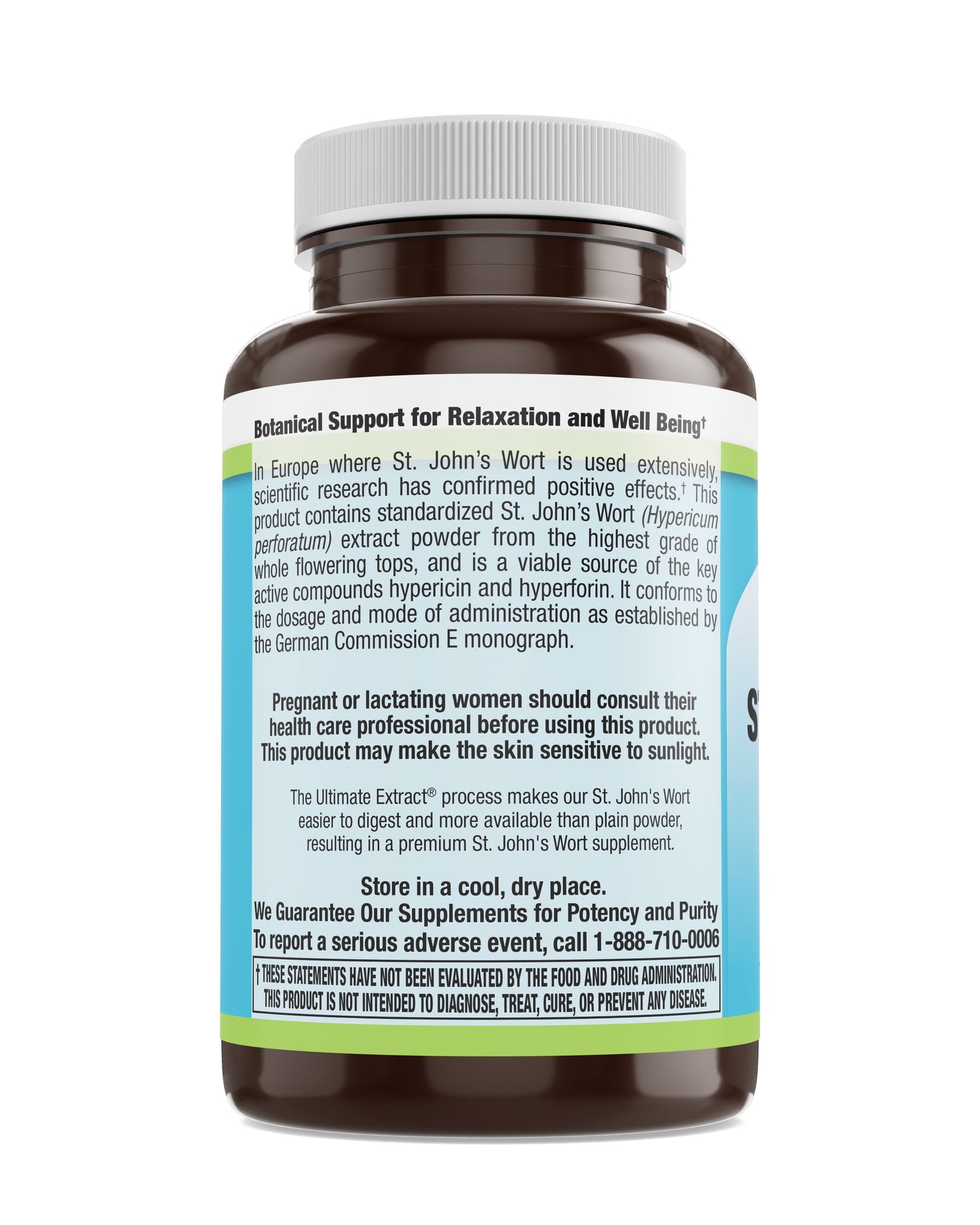 St. John's Wort 300 mg Veg Caps 100 Count