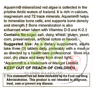 Algae Based Calcium, with Magnesium, Vegan D3 & Vegan K2 and trace minerals 90-Tabs - Plant-Based Calcium Supplement with Magnesium, Boron, Promotes Bone Strength - All Natural Ingredients to be Highly Absorbable