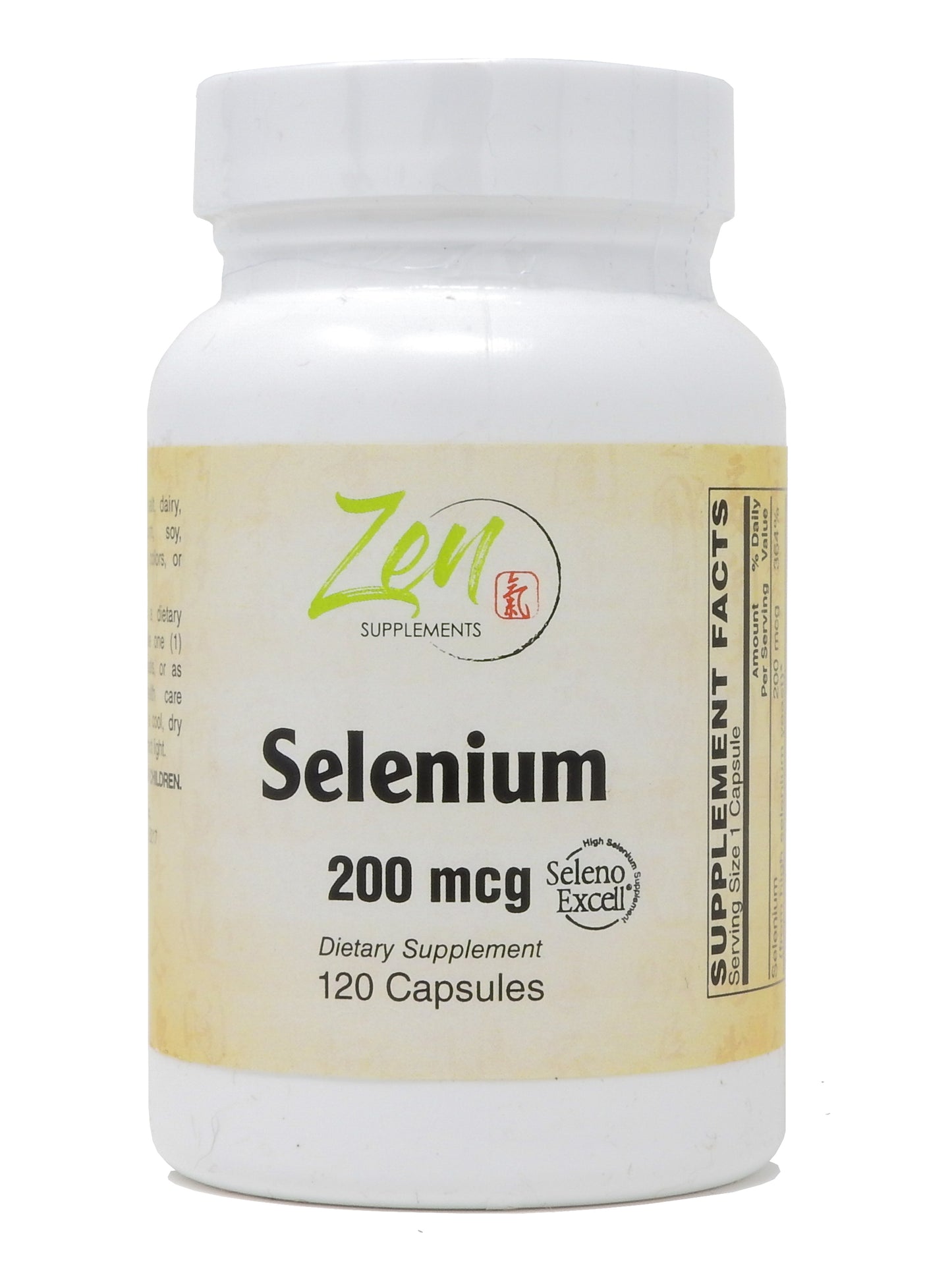Selenium 200 Mcg - Promotes Immune System, Thyroid, Prostate and Heart Health. Supports Antioxidant Protection Against Free Radicals 120-Caps