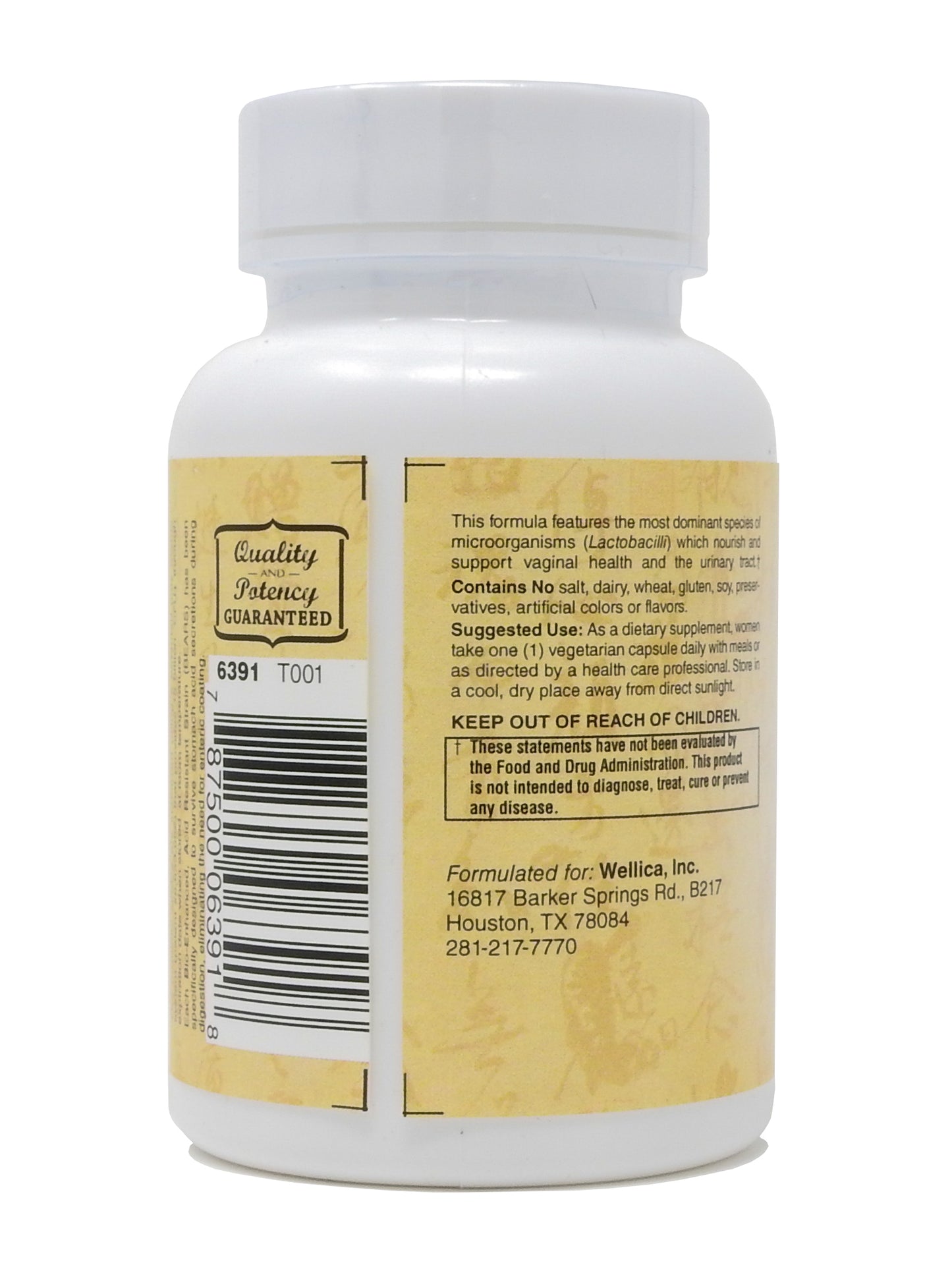 Womens 15 Billion Multi-Probiotic - Supports Urinary and Vaginal Health with Lactobacilli & Bifado Blended Strains Survives Stomach Acid, Shelf Stable 30-Vegcaps