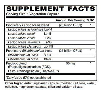Womens 50 Billion CFU Probiotic Formula - Supports Urinary and Vaginal Health with Lactobacilli & Bifado Blended Strains Survives Stomach Acid, Shelf Stable 60-Vegcaps