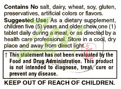 Children’s Probiotic Acidophilus plus Bifido 1 Billion CFU Grape Flavored Chewable 60-Tabs
