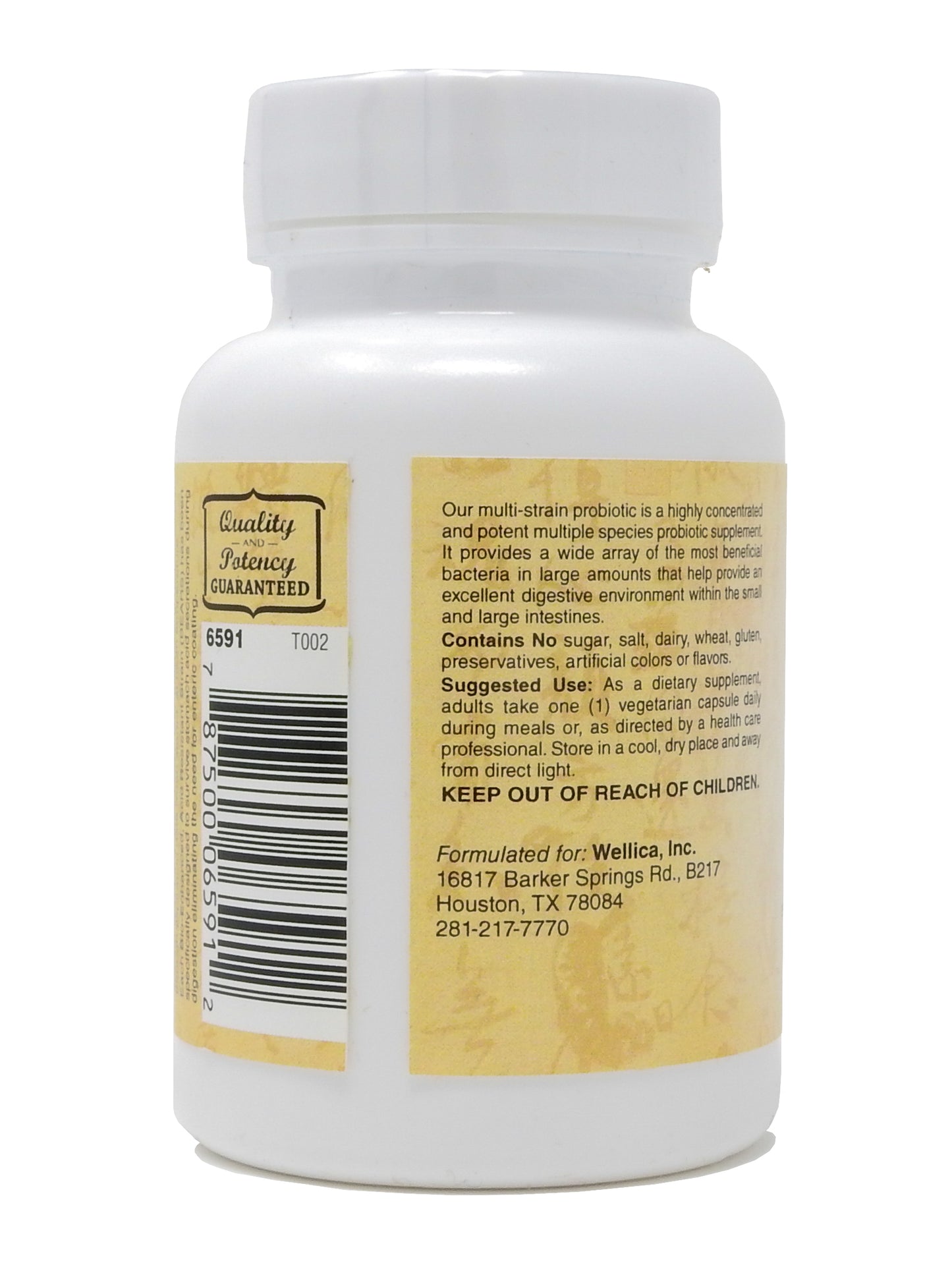 Suprema-Dophilus - 5 Billion CFU Probiotic - 8 Strains - Shelf Stable and Acid Resistant - Supports Gastrointestinal & Immune Health 60-Caps