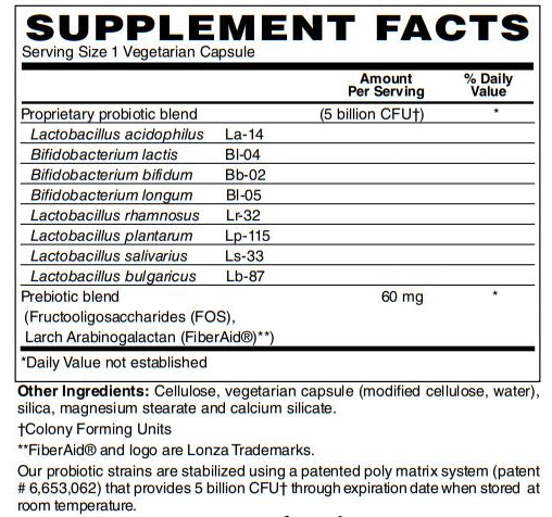 Suprema-Dophilus - 5 Billion CFU Probiotic - 8 Strains - Shelf Stable and Acid Resistant - Supports Gastrointestinal & Immune Health 240-Caps
