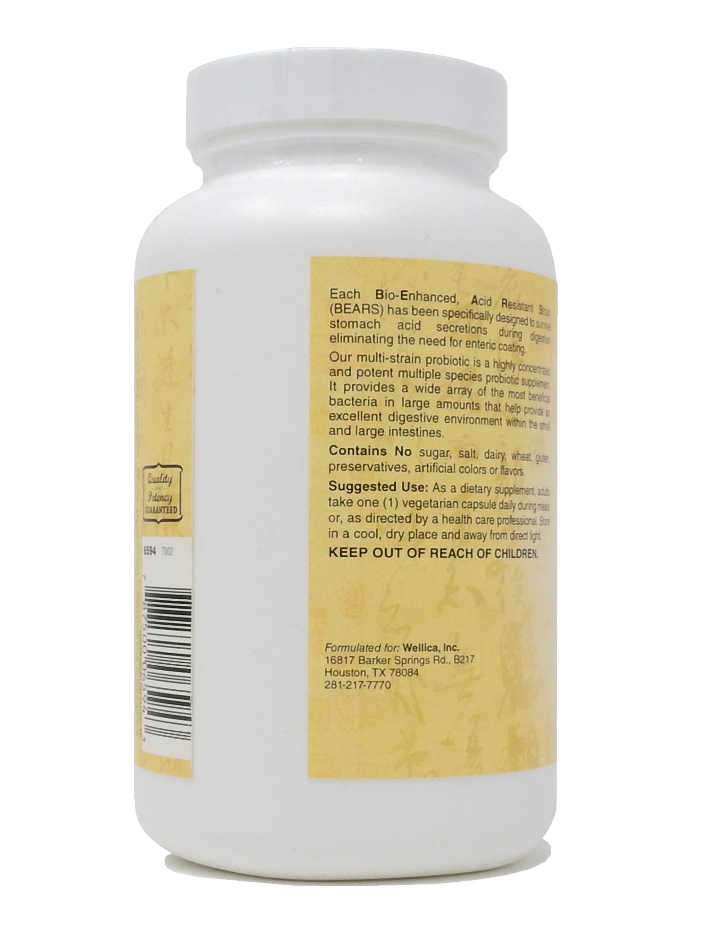 Suprema-Dophilus - 5 Billion CFU Probiotic - 8 Strains - Shelf Stable and Acid Resistant - Supports Gastrointestinal & Immune Health 240-Caps