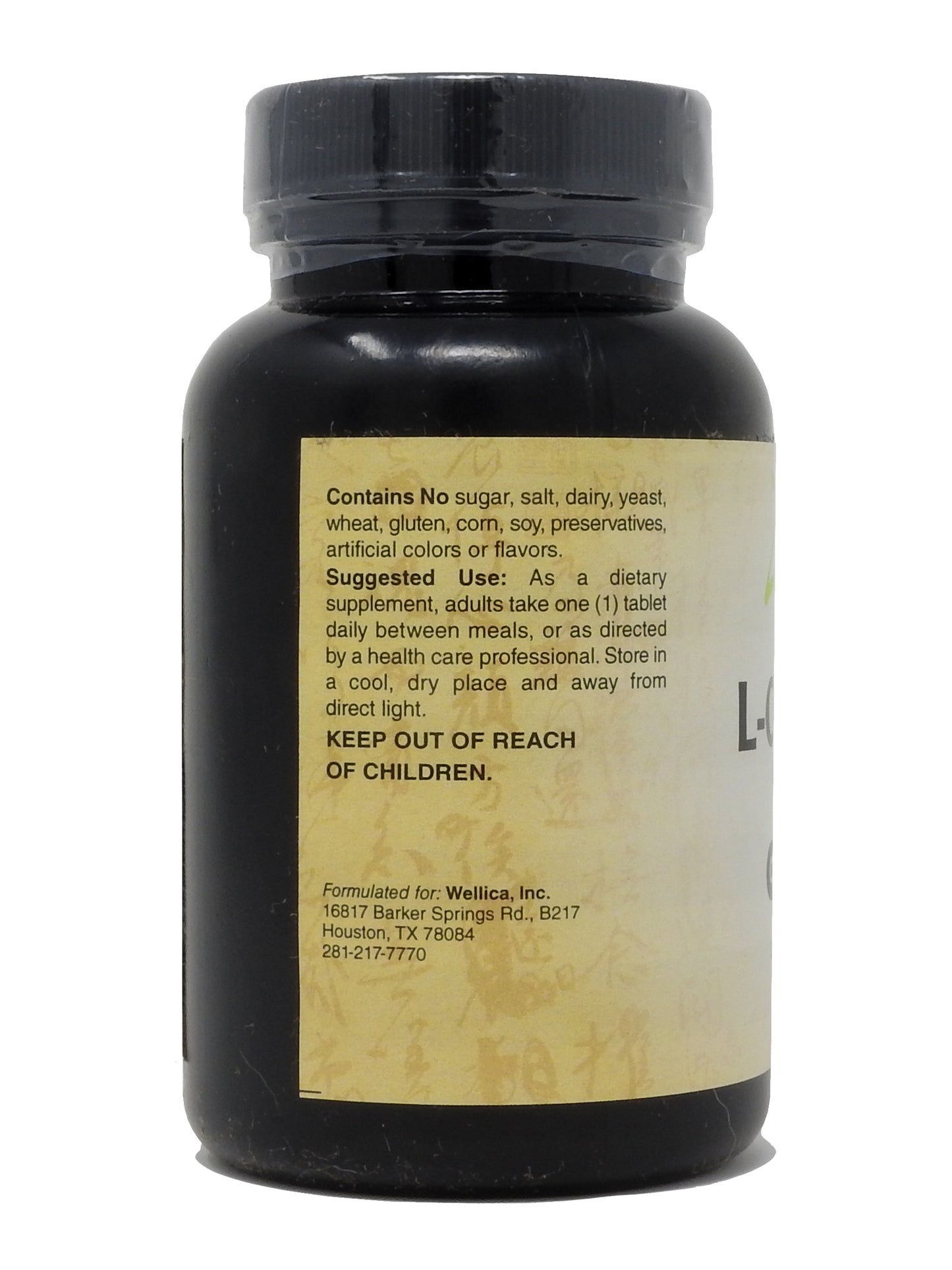 L-Carnitine, 500 mg 60 Tablets