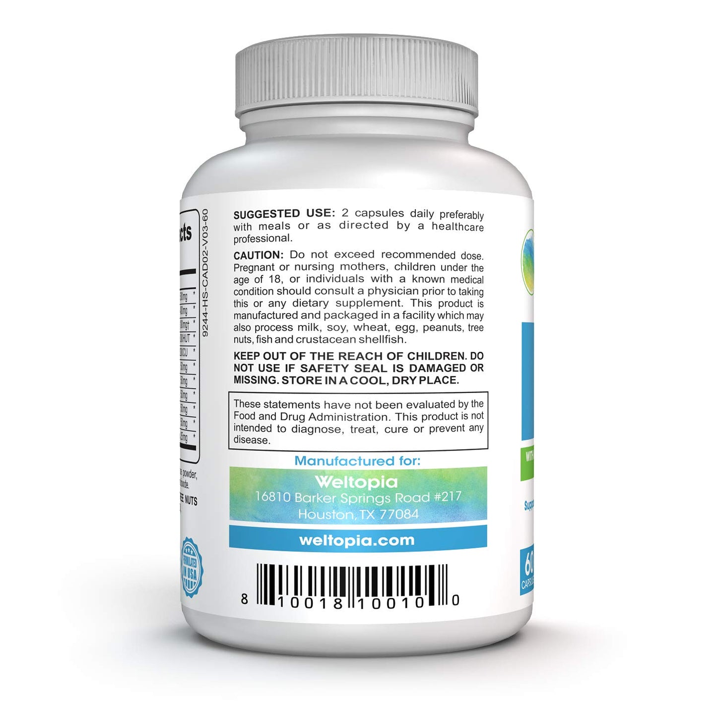 Advanced Strength Candida Cleanse Complex - with Acidophilus, Herbal Blend & Enzymes