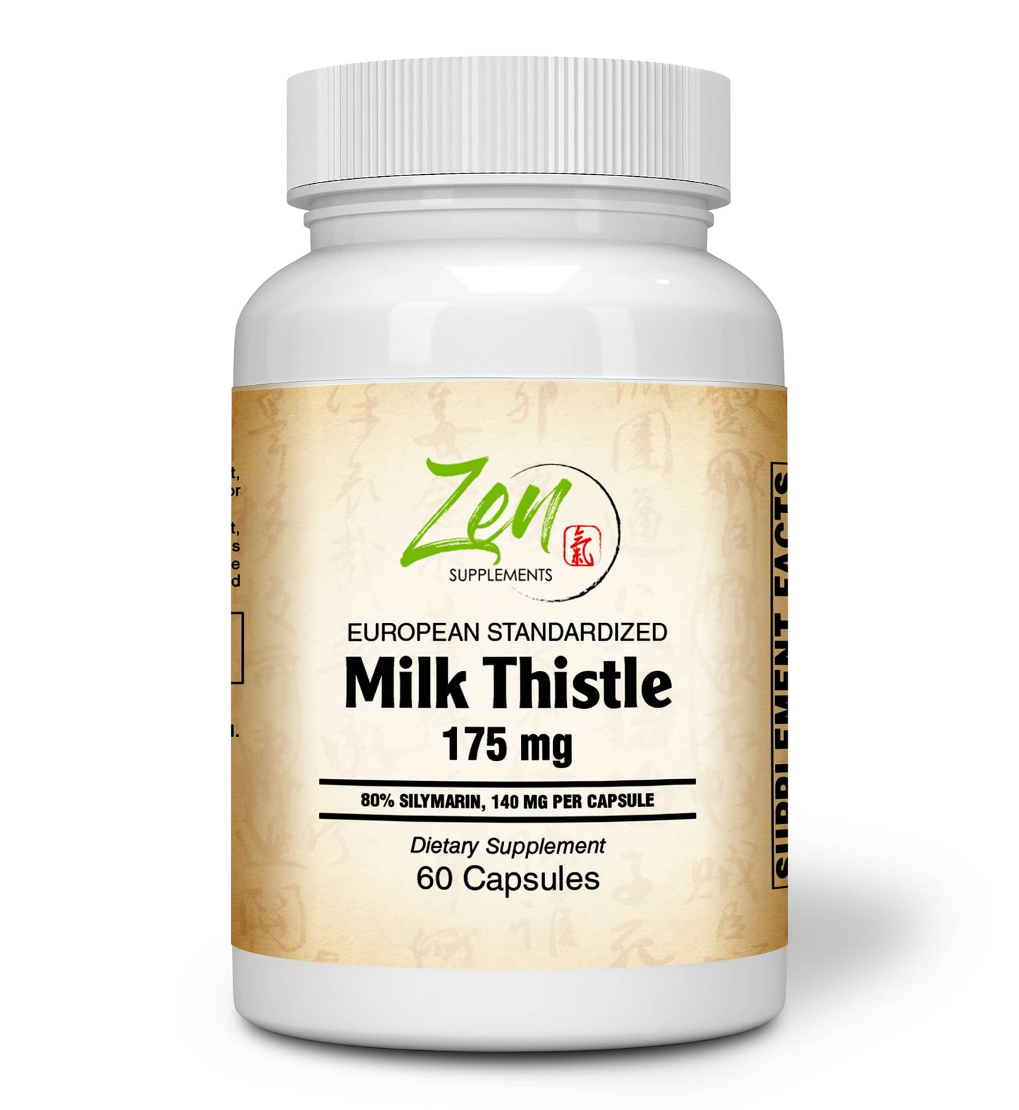 Milk Thistle Extract-Plus 175 Mg - Promotes Healthy Liver Function, Liver Health & Supports the Body’s Natural Cleansing & Detoxification Pathways 60-Caps