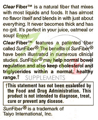 Clearfiber - Supports a Healthy Gut & Digestive Regularity, Feeds Good Bacteria, Ease Gas & a Complement for Probiotics 10 Oz-Powder