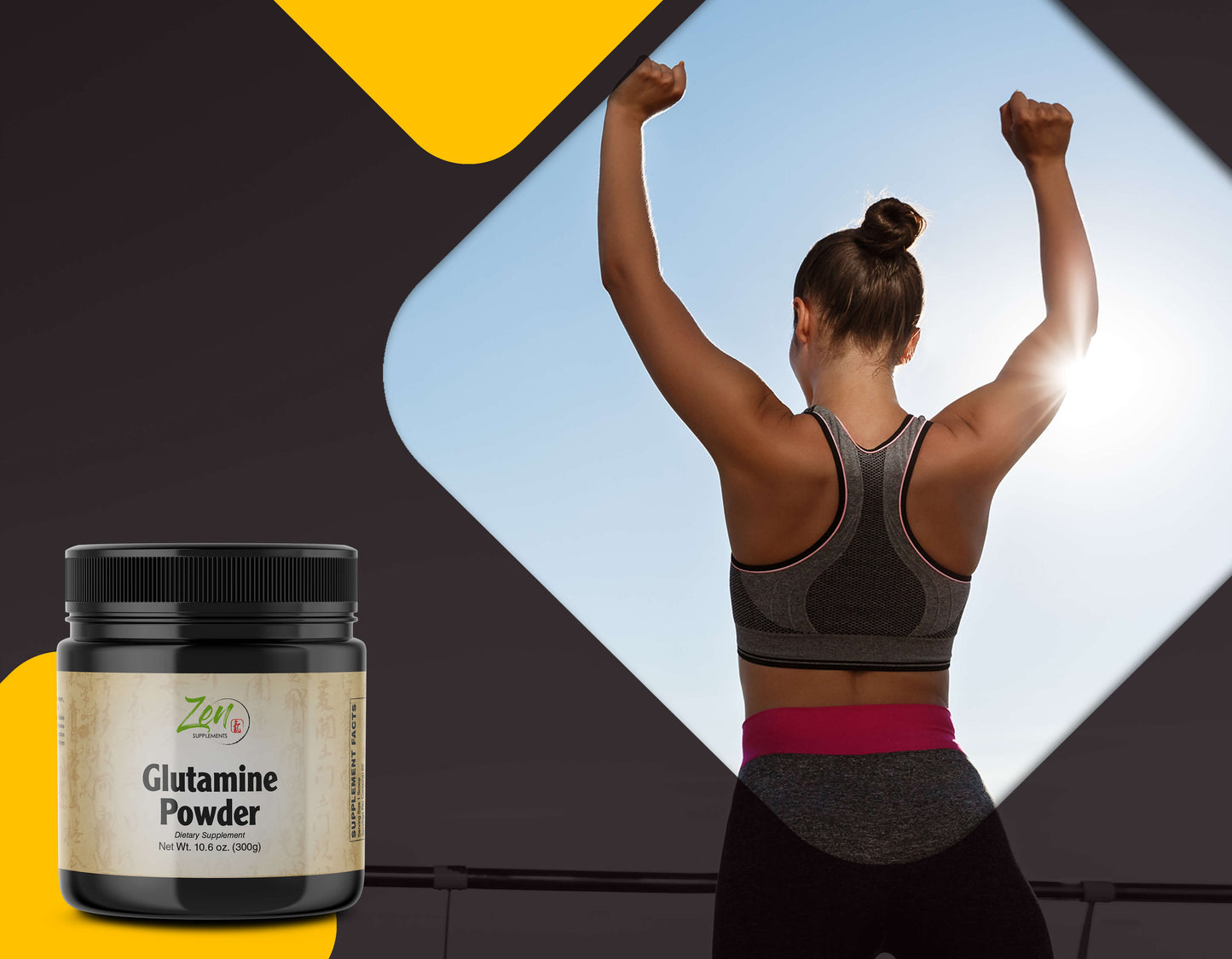 L-Glutamine Powder for Muscle Recovery, Healthy Gut, GI Immune Function, Supports Bowel Regularity 300 GR-Powder