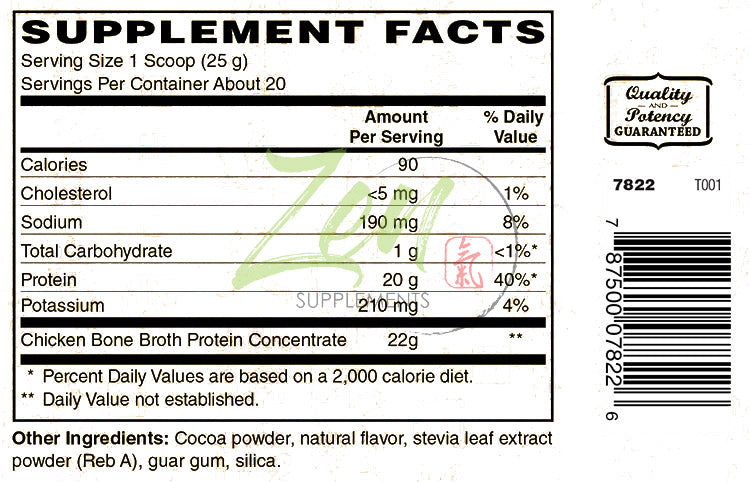 Bone Broth for Keto Diets and Paleo Diets - Chocolate 1 LB-Powder - 22g of Protein Per Serving -Promotes Joint Health, Gut Health, Hair, Skin & Nails Health, Brain Health and Healthy Aging