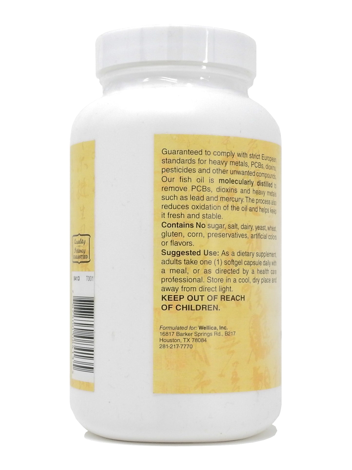 Super Omega-3 Enteric Coated 120-Softgel - Sustainably Sourced Concentrated Fish Oil, 1000 mg Omega-3 per Softgel, Enteric Coated to be Odorless & Burp-Free - Contains 300 mg EPA & 200 mg DHA per Softgel