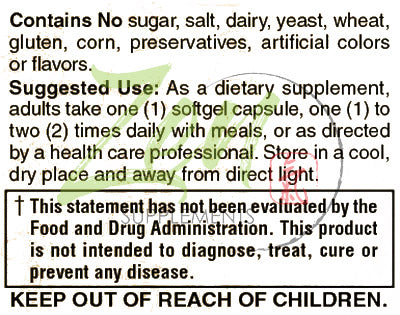Coenzyme Q10 100 Mg - CoQ10 Ubiquinone Antioxidant Supports Heart Health including Cholesterol & Blood Pressure, Neurological Function & Cellular Energy 30-Softgel