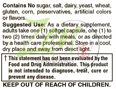 Coenzyme Q10 100 Mg, CoQ10 Ubiquinone Antioxidant Supports Heart Health including Cholesterol & Blood Pressure, Neurological Function & Cellular Energy 60-Softgel
