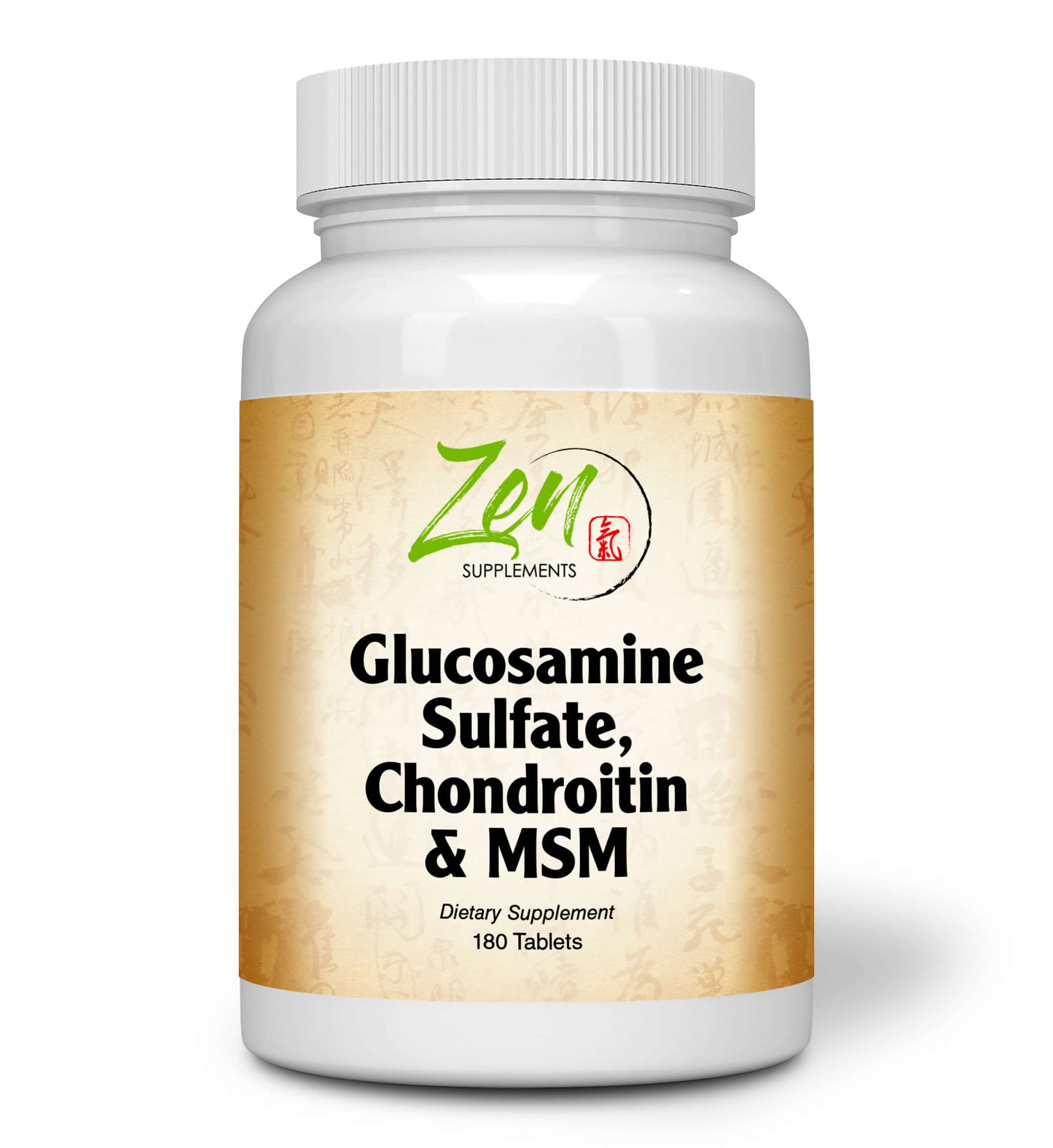 Glucosamine Chondroitin MSM - Supports Healthy Joint Structure, Mobility Function & Comfort (Shellfish Free) 180-Tabs