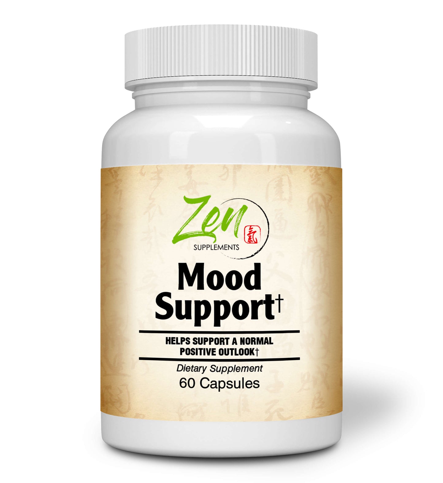 Mood Support with St. John's Wort, Siberian Eleuthero, L-tyrosine & 5HTP - Supports a Healthy Nervous System & Positive Mood 60-Caps