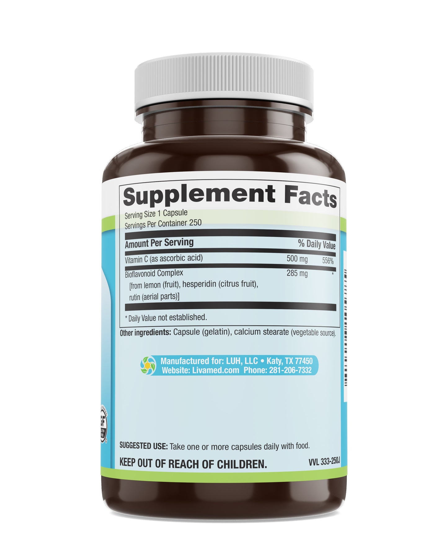 Bio C Caps™ Vitamin C with Bioflavonoids 250 Count