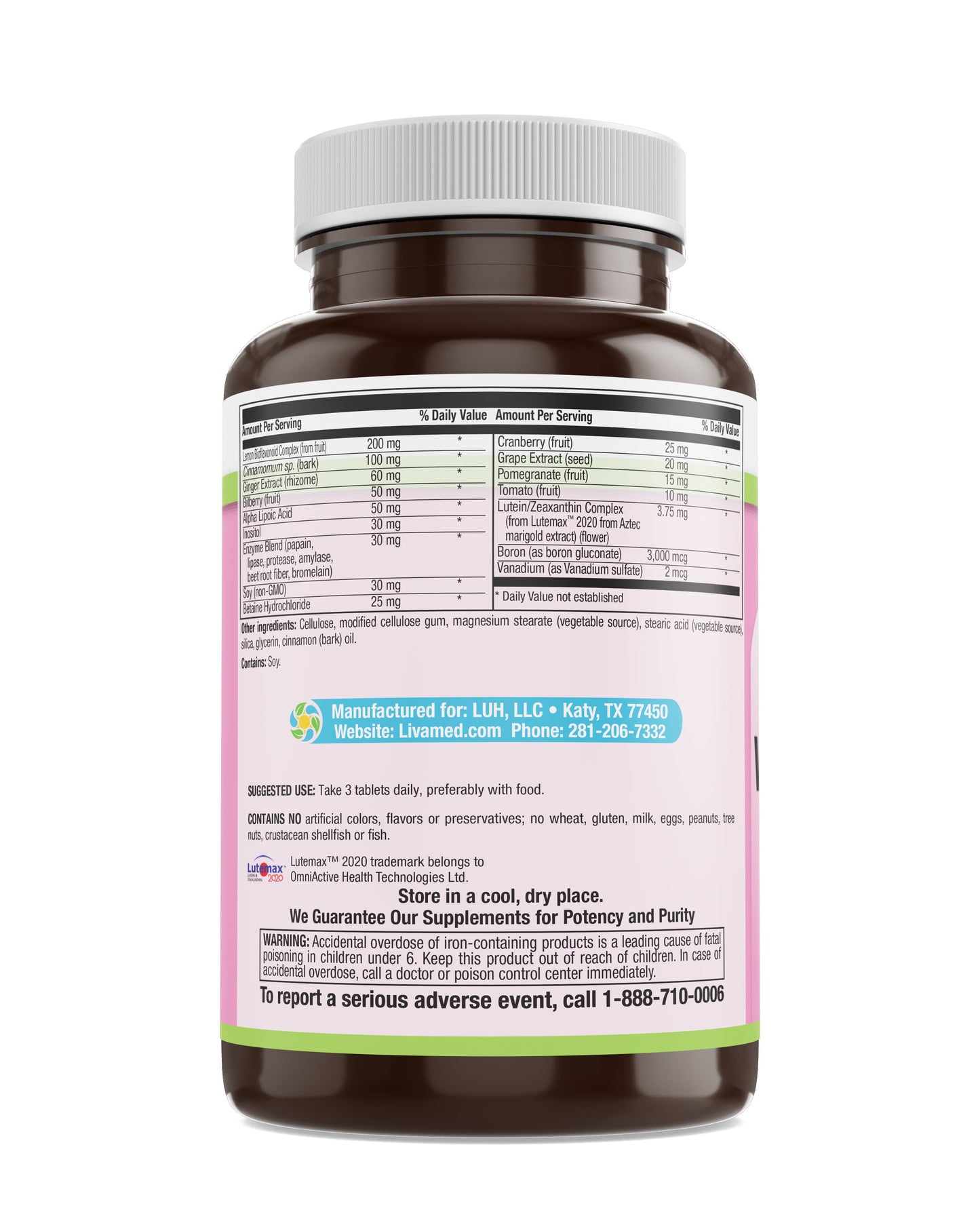 Livamed - Food Rich Women's 45+ Multi Veg Tabs