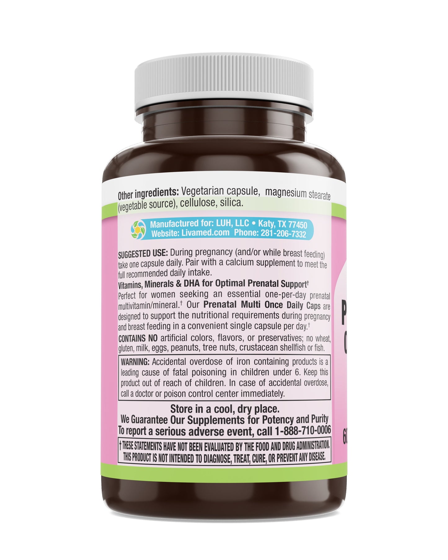Prenatal Once Daily Veg Caps 60 Count