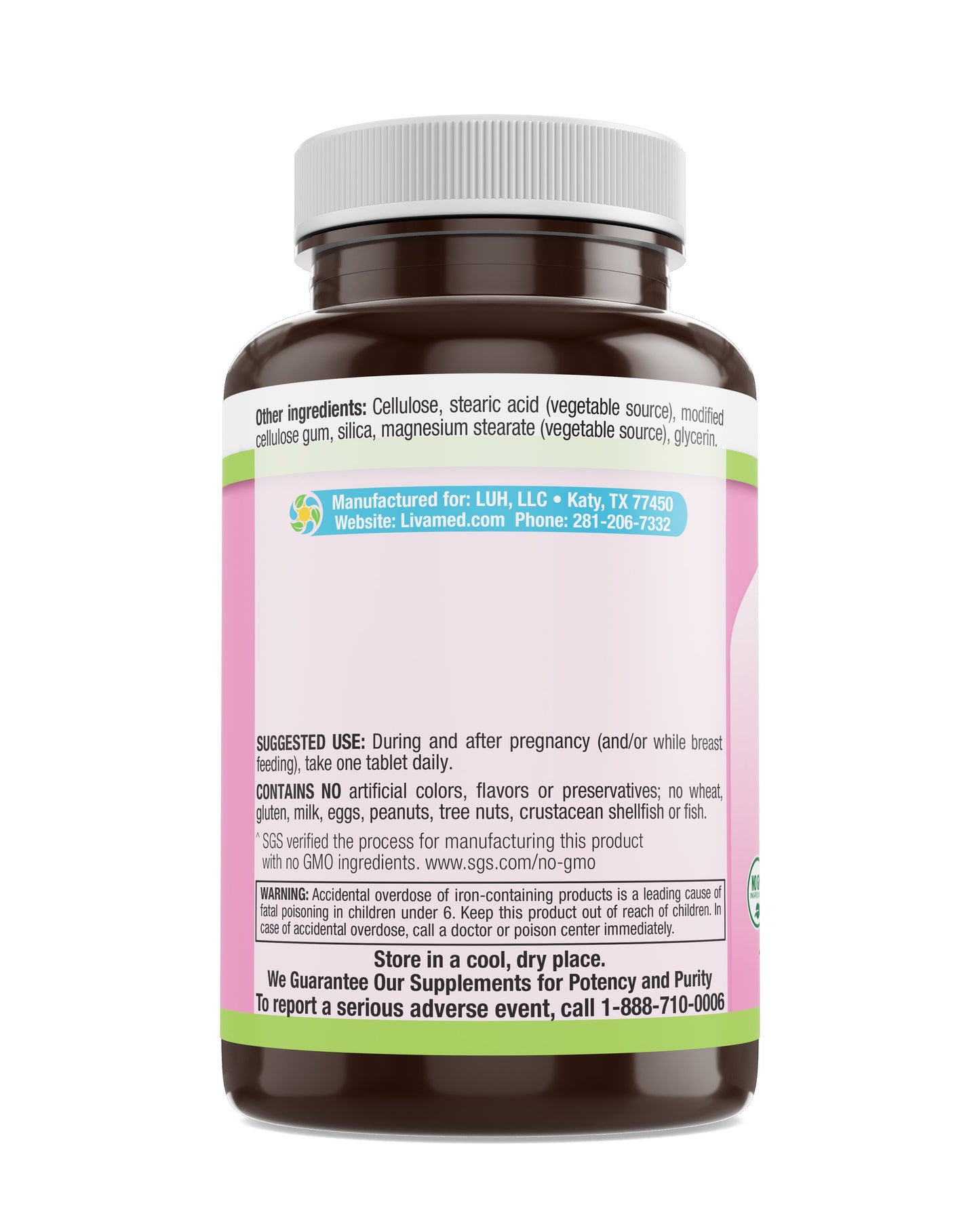 Prenatal Once Daily Veg Tabs 120 Count