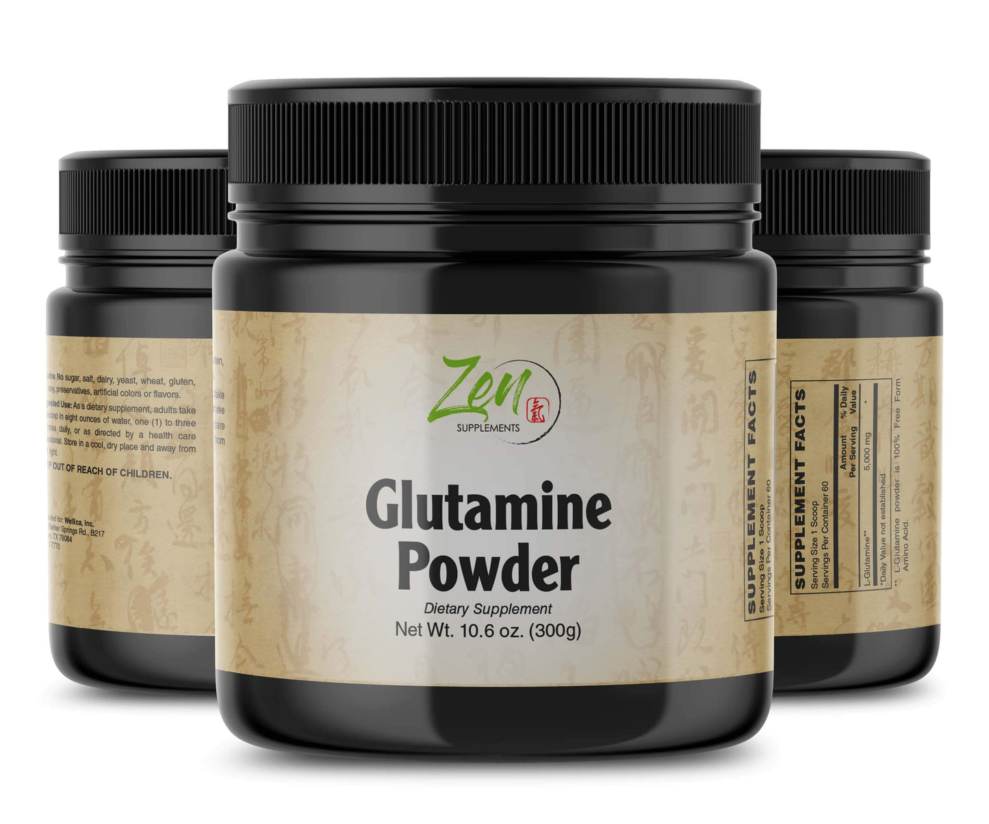 L-Glutamine Powder for Muscle Recovery, Healthy Gut, GI Immune Function, Supports Bowel Regularity 300 GR-Powder