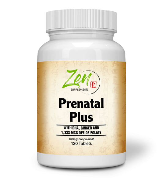 Prenatal Plus Multi-Vitamin 120-Tabs - Support for Pregnant & Lactating Women - non-GMO, vegetarian, take 4 tablets daily, 120 tablets (30 day supply)