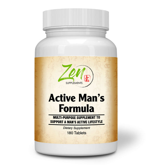 Active Man’s Multi-Vitamin 180-Tabs - Men's Multivitamin & Multimineral with Botanicals & Herbs - Supports Immune Health & Sexual Wellness